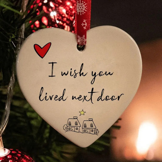 Christmas Love Heart Ornament